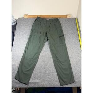 5.11 Tactical Pants Mens 34x34 Green Cargo Pocket Work Wear Outdoors